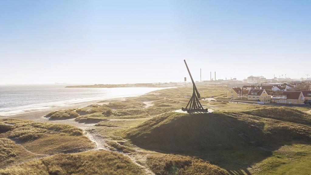 Ferie Lejlighed I Skagen -Huset Med Den Gronne Dor Exteriör bild